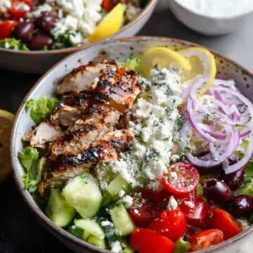 Greek Chicken Bowls