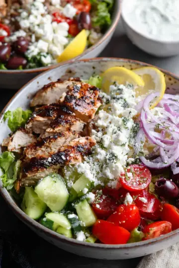 Greek Chicken Bowls