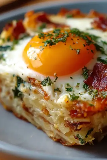 Baked Eggs Napoleon