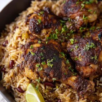 One-Pot Jerk Chicken and Rice