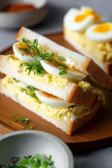Japanese Egg Sandwich Recipe (Tamago Sando)