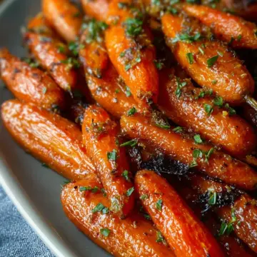 Maple Dijon Roasted Carrots