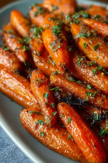 Maple Dijon Roasted Carrots