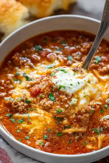 Easy Lasagna Soup Recipe