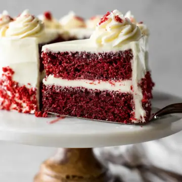 Red Velvet Cake with Cream Cheese Frosting