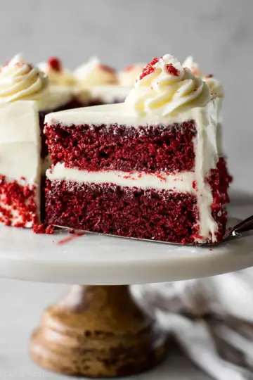 Red Velvet Cake with Cream Cheese Frosting
