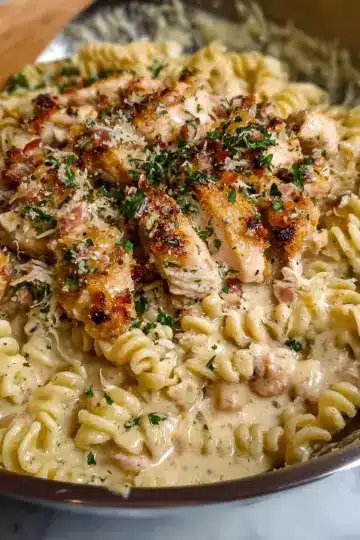 Creamy Garlic Parmesan Chicken Pasta