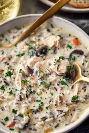 Creamy Chicken and Wild Rice Soup