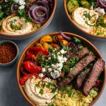 Mediterranean Steak Bowls