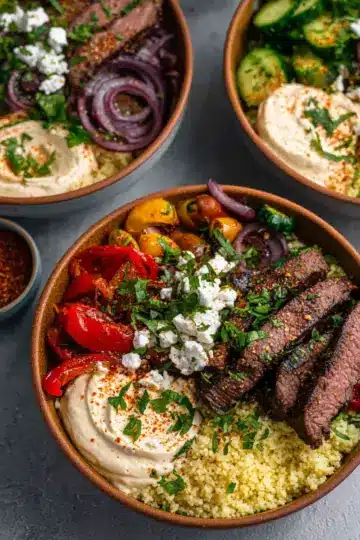 Mediterranean Steak Bowls