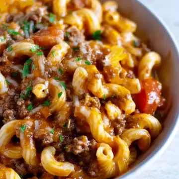 Cheeseburger Pasta