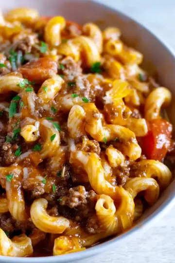 Cheeseburger Pasta