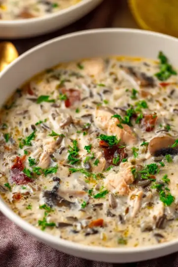 Creamy Chicken and Wild Rice Soup